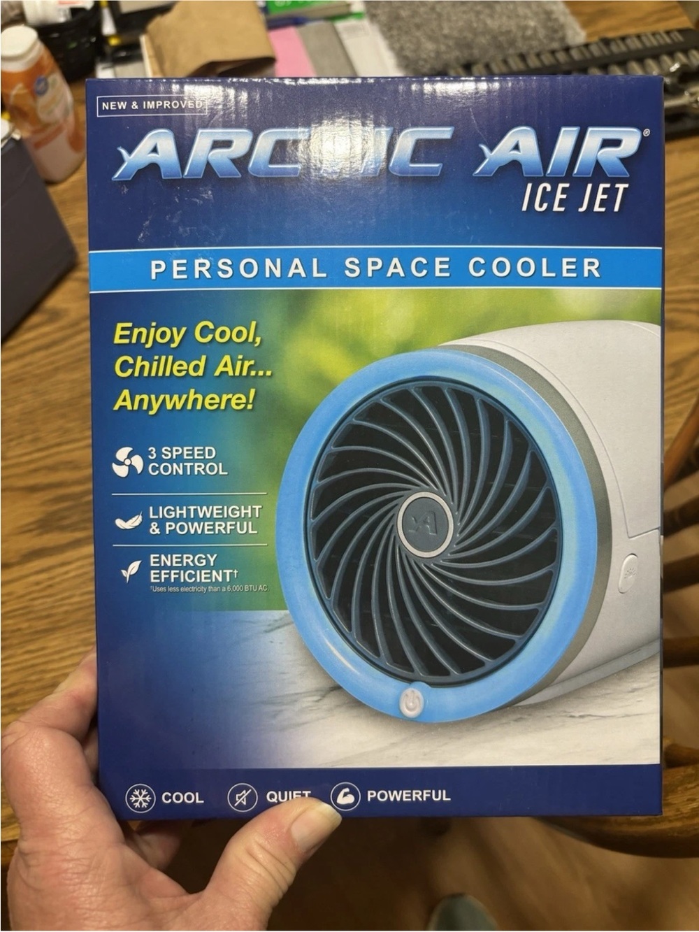 Arctic Air Ice Jet Personal Space Cooler - Blue